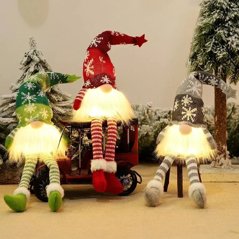 Faceless Gnome LED Christmas Ornament