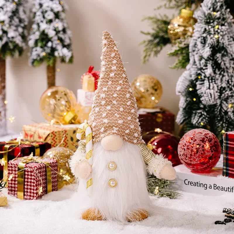 Sequin Light-Up Faceless Gnome