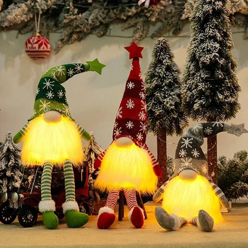 Faceless Gnome LED Christmas Ornament