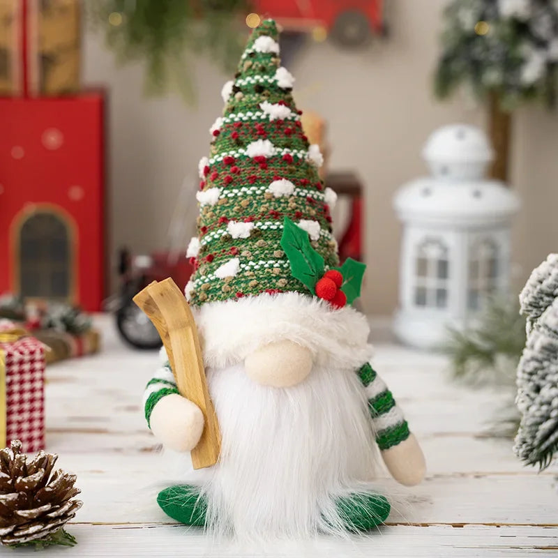 Sequin Light-Up Faceless Gnome