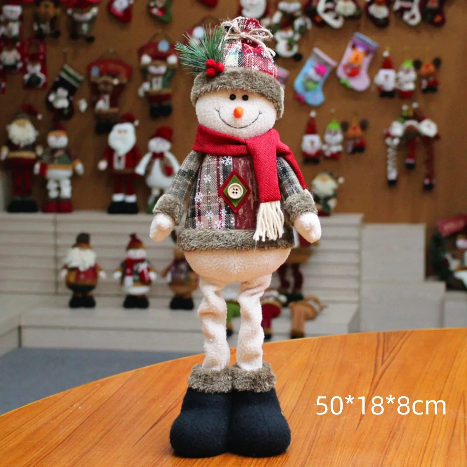 Christmas Decoration Doll Santa Elk Snowman 18"
