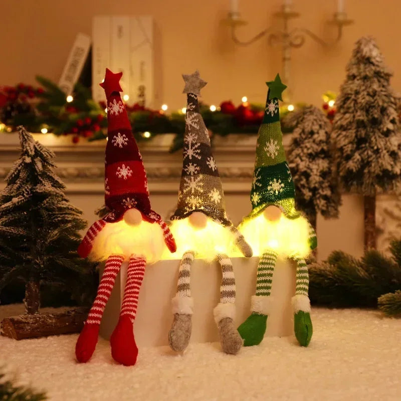 Faceless Gnome LED Christmas Ornament
