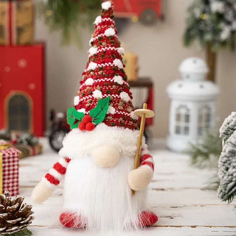 Sequin Light-Up Faceless Gnome