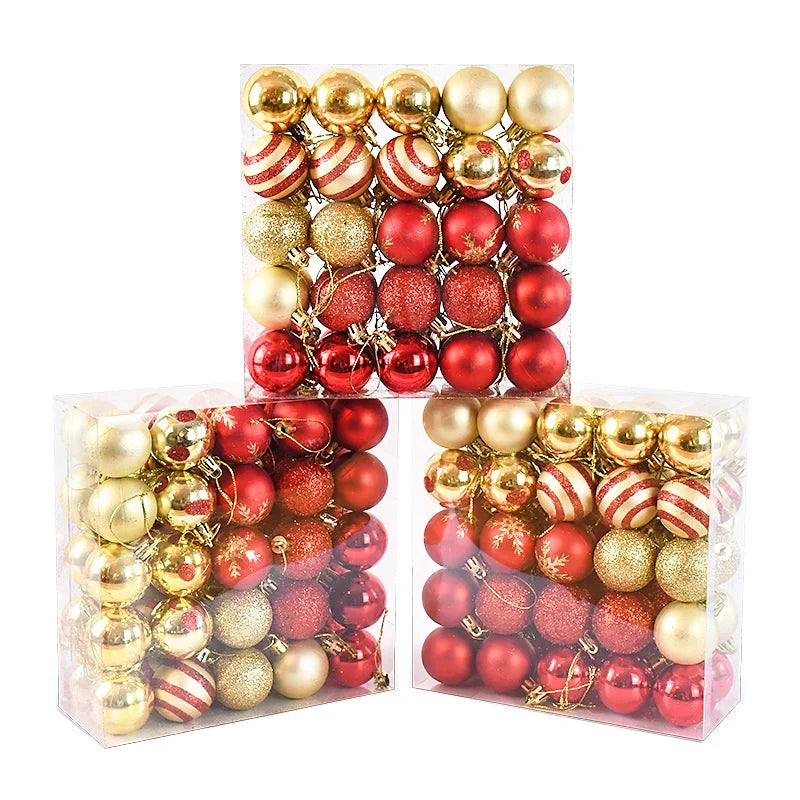 50Pcs/box Christmas Tree Balls