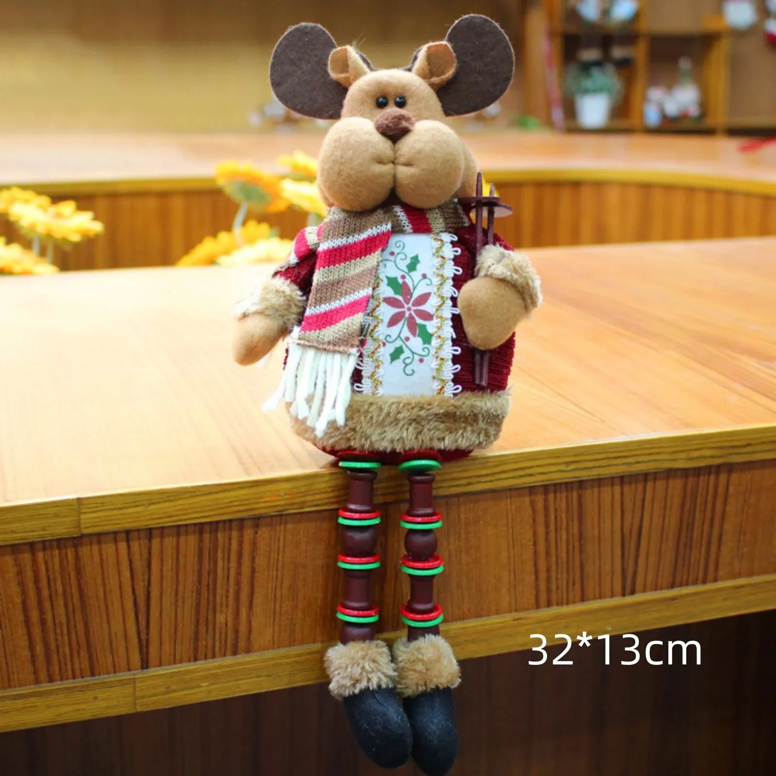 Christmas Decoration Doll Santa Elk Snowman 18"
