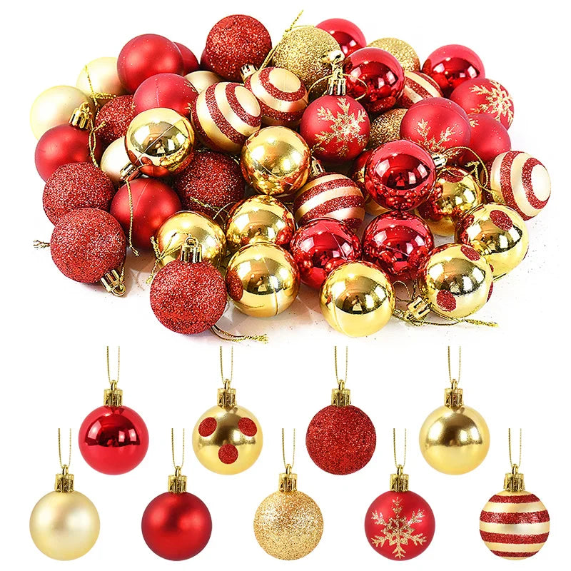 50Pcs/box Christmas Tree Balls