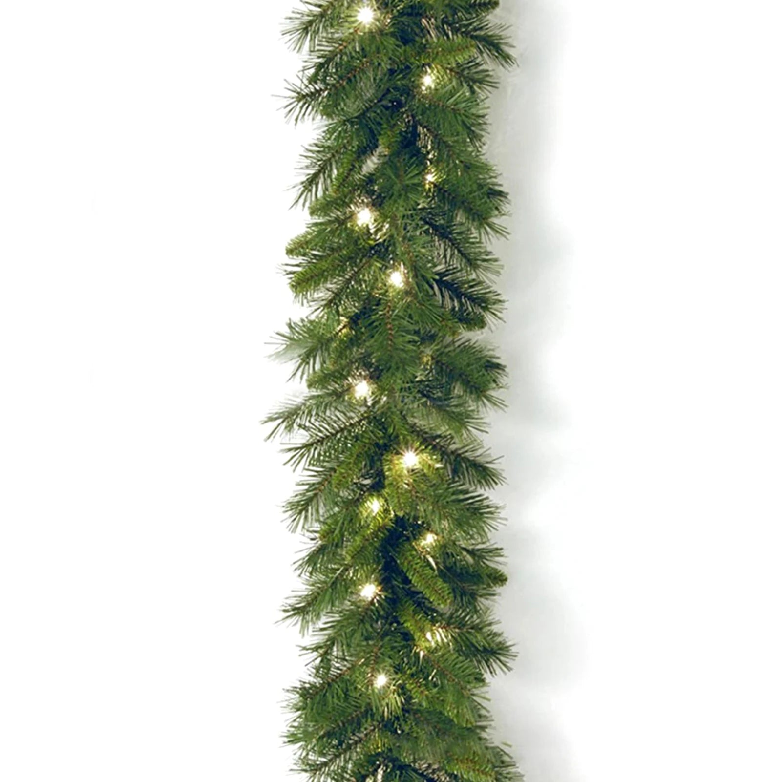 Christmas Garlands with Pinecones and Red Berries